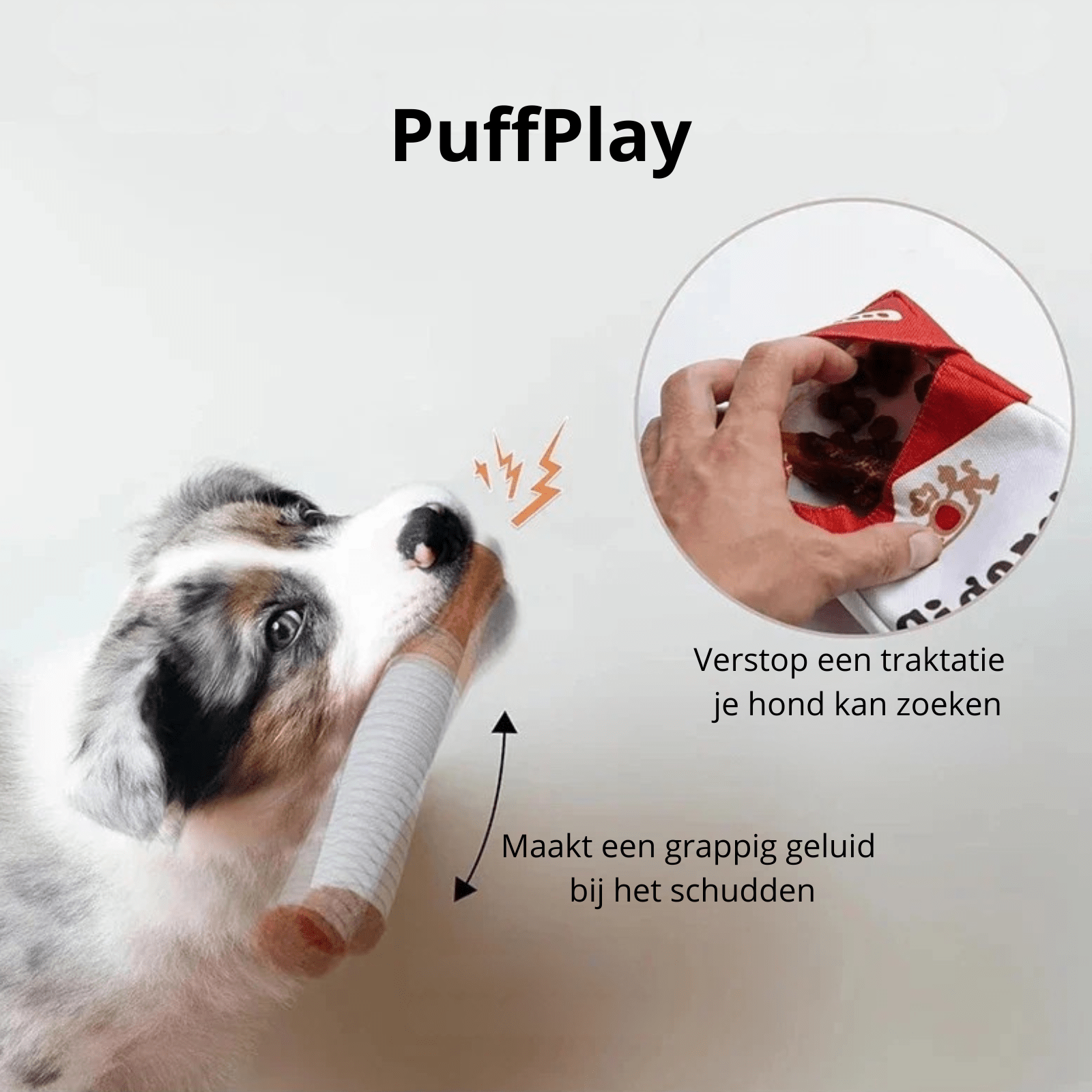 PuffPlay - Pluche Speelgoed Sigaret - Duke & Scoop