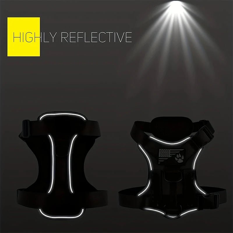 Reflecterend Hulphonden Harnas met 5 Patches - Duke & Scoop