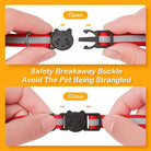 Reflecterende Breakaway Halsband met Belletje - Duke & Scoop