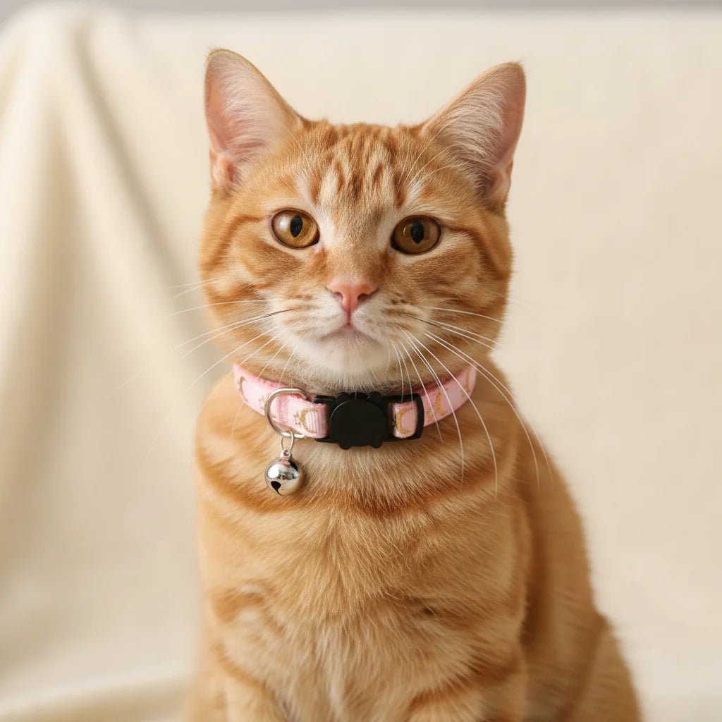 Reflecterende Kattenhalsband met Sterren & Maan - Duke & Scoop