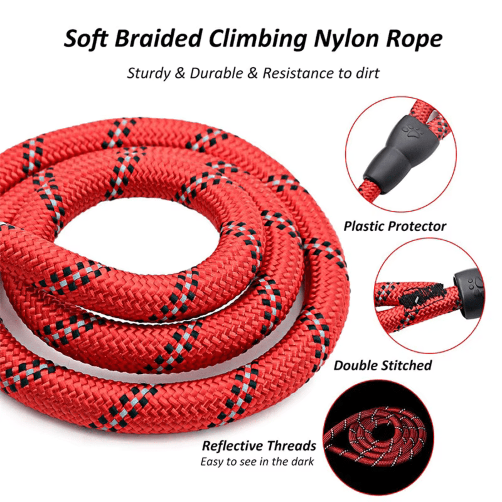 Reflecterende Riem - Sliplijn 180cm - Duke & Scoop