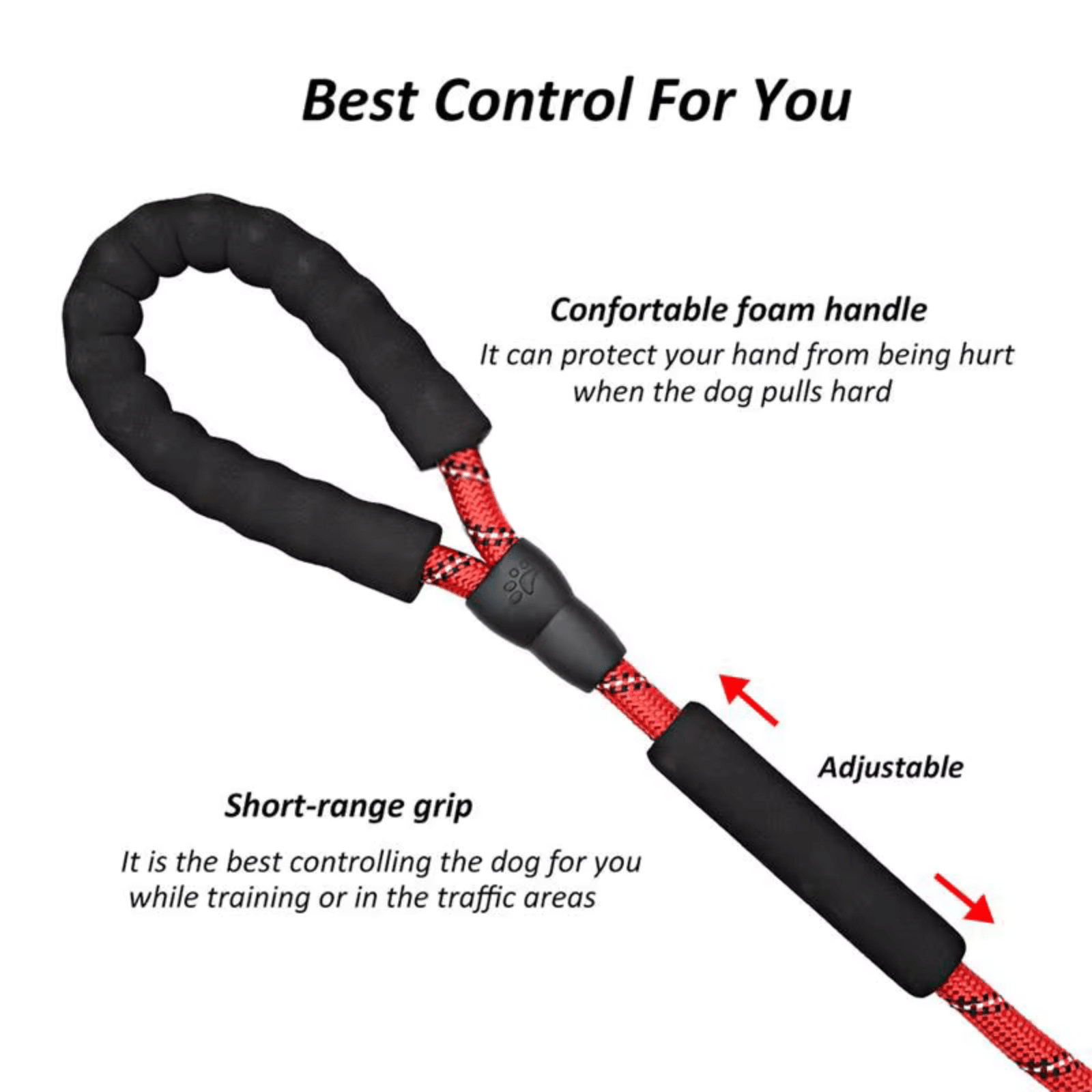 Reflecterende Riem - Sliplijn 180cm - Duke & Scoop