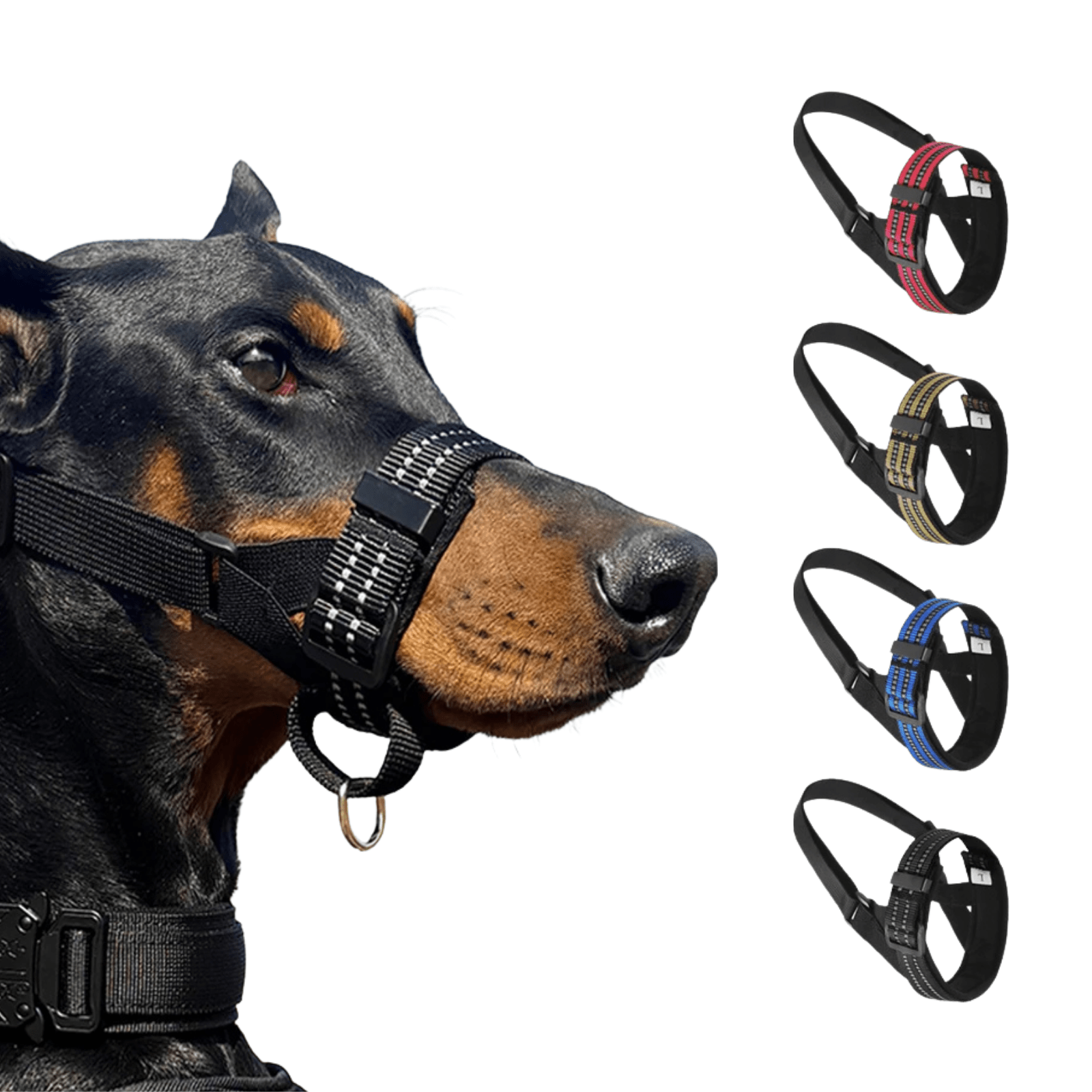 Reflecterende Tactische Muilkorf - Duke & Scoop