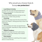 Rustgevende Hond Oorbeschermers – Anti - Stress & Dondercap - Duke & Scoop