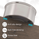 RVS Anti - Mors Waterbak voor Honden – 1L of 3L - Duke & Scoop