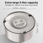 RVS Anti - Mors Waterbak voor Honden – 1L of 3L - Duke & Scoop