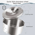 RVS Anti - Mors Waterbak voor Honden – 1L of 3L - Duke & Scoop