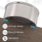 RVS Anti - Mors Waterbak voor Honden – 1L of 3L - Duke & Scoop