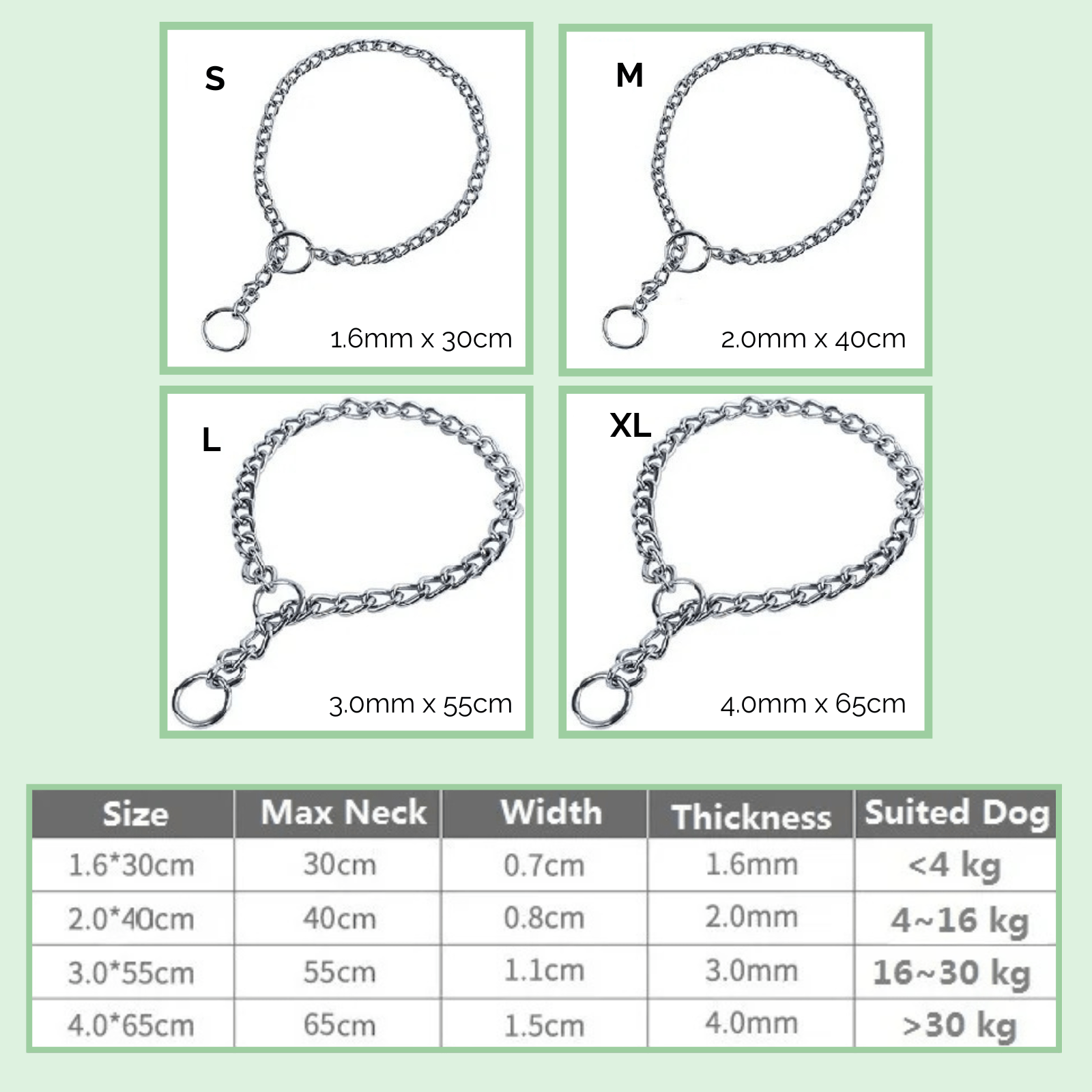 RVS Slipketting – Verstelbare Stalen Halsband - Duke & Scoop