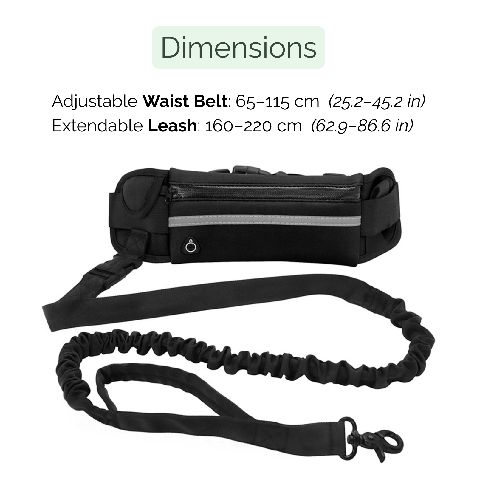 Schokabsorberende Riem - Handsfree - Duke & Scoop