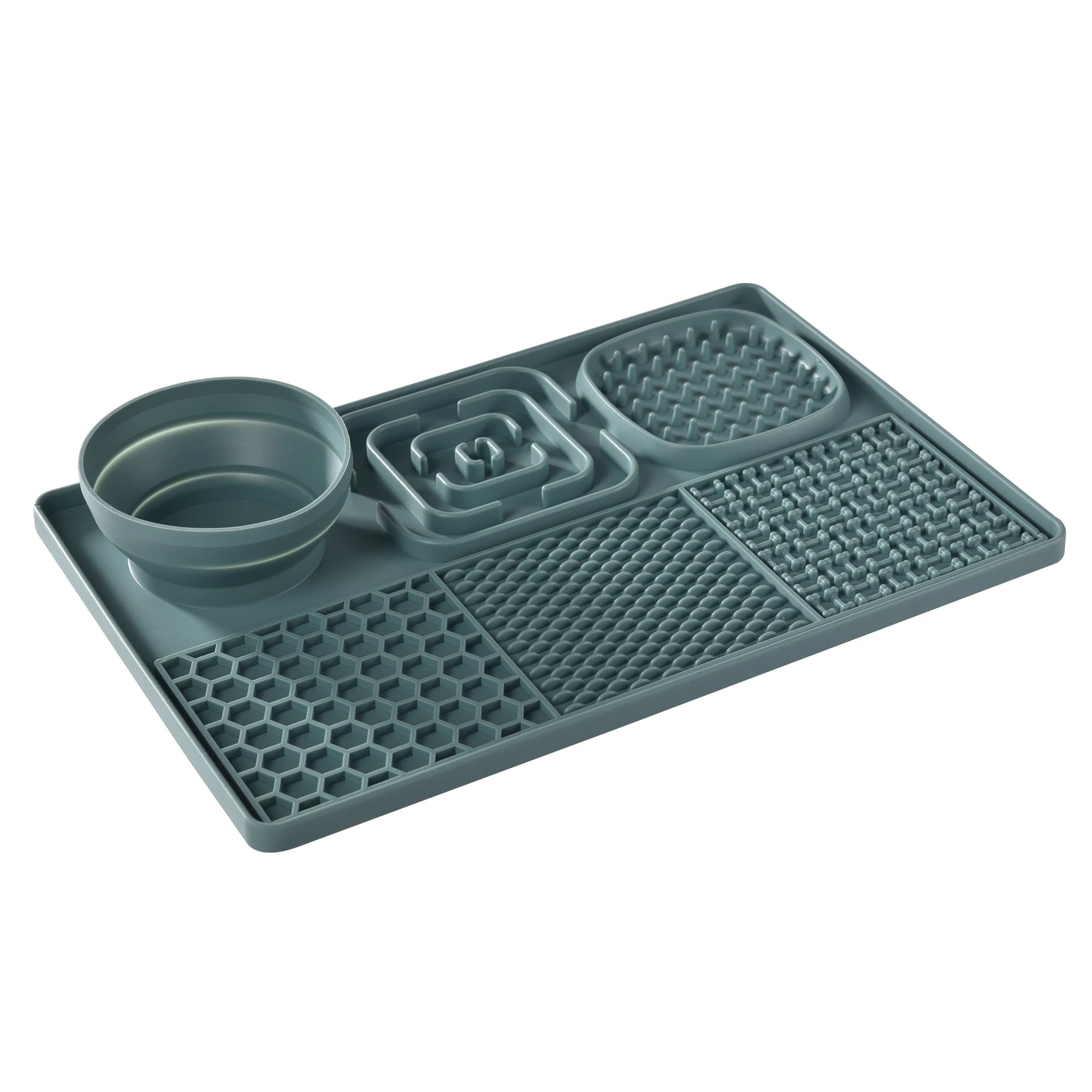 Siliconen Likmat - Slowfeeder voor Natvoer of Snacks - Duke & Scoop