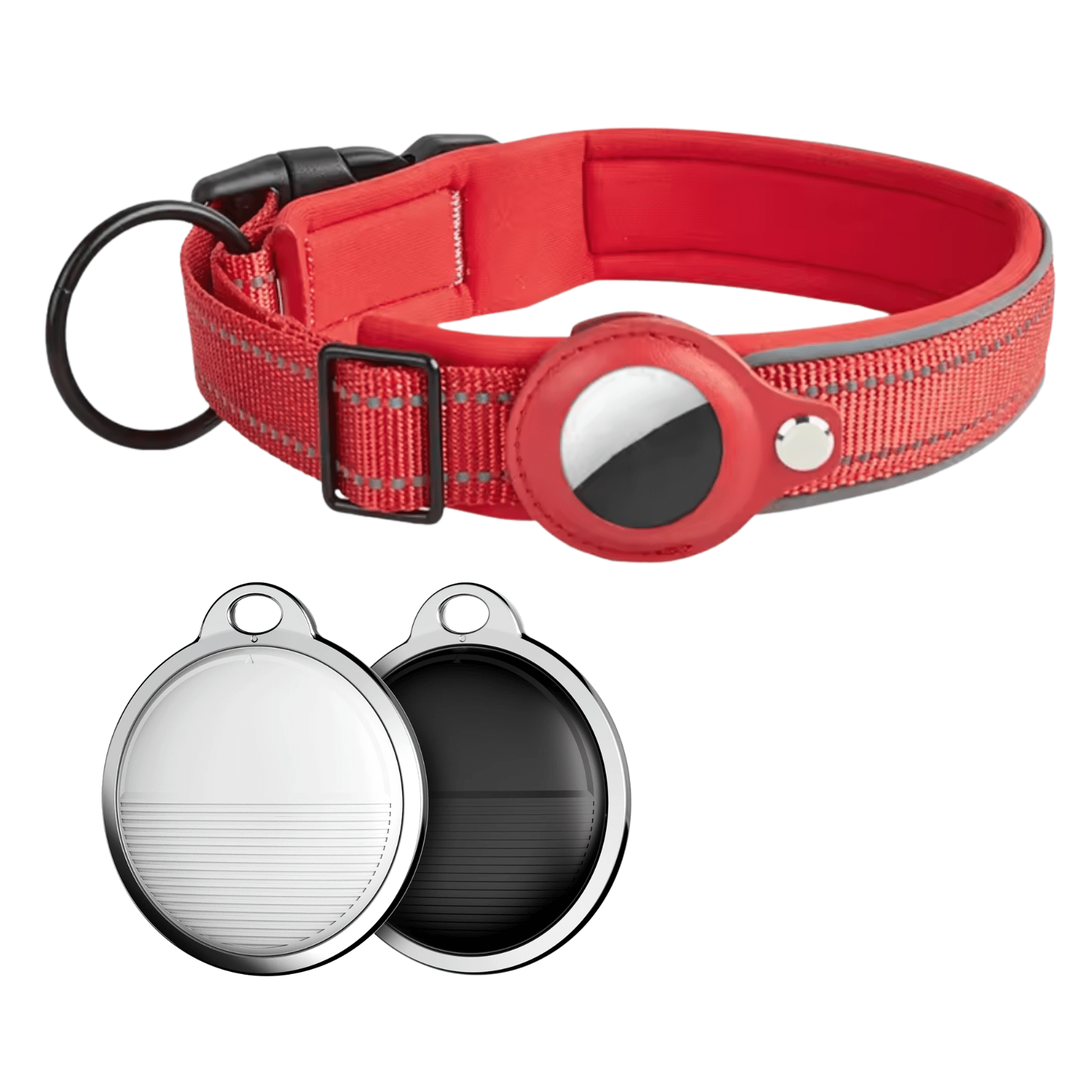 SmartTag iOS Mini Tracker en Halsband met SmartTag houder - Duke & Scoop