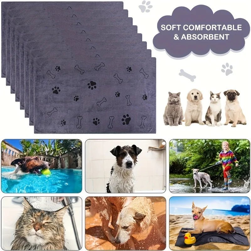 Sneldrogende handdoeken – Microvezel handdoek voor huisdieren - Duke & Scoop