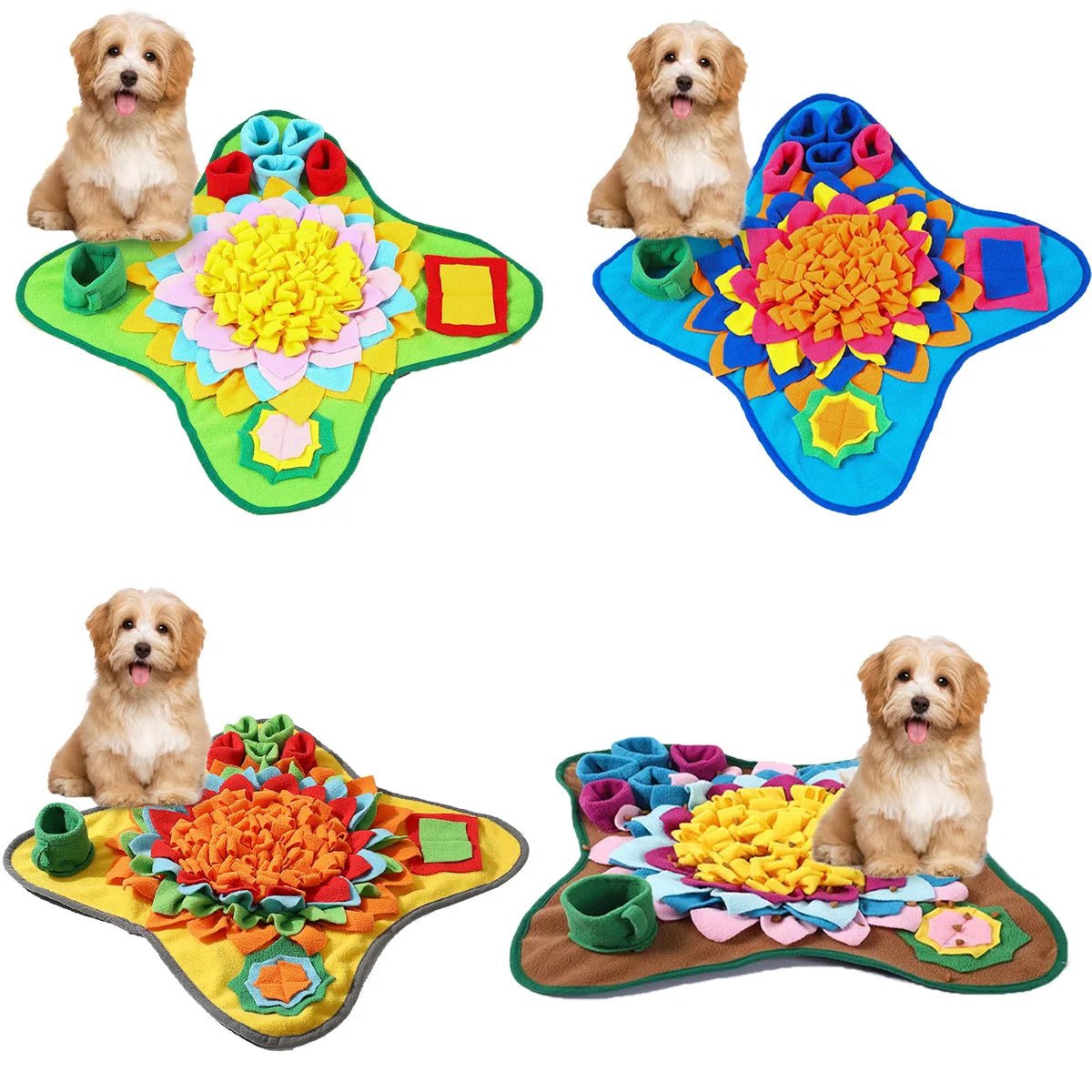 Snuffelmat – Interactieve Voerpuzzel voor Honden - Duke & Scoop