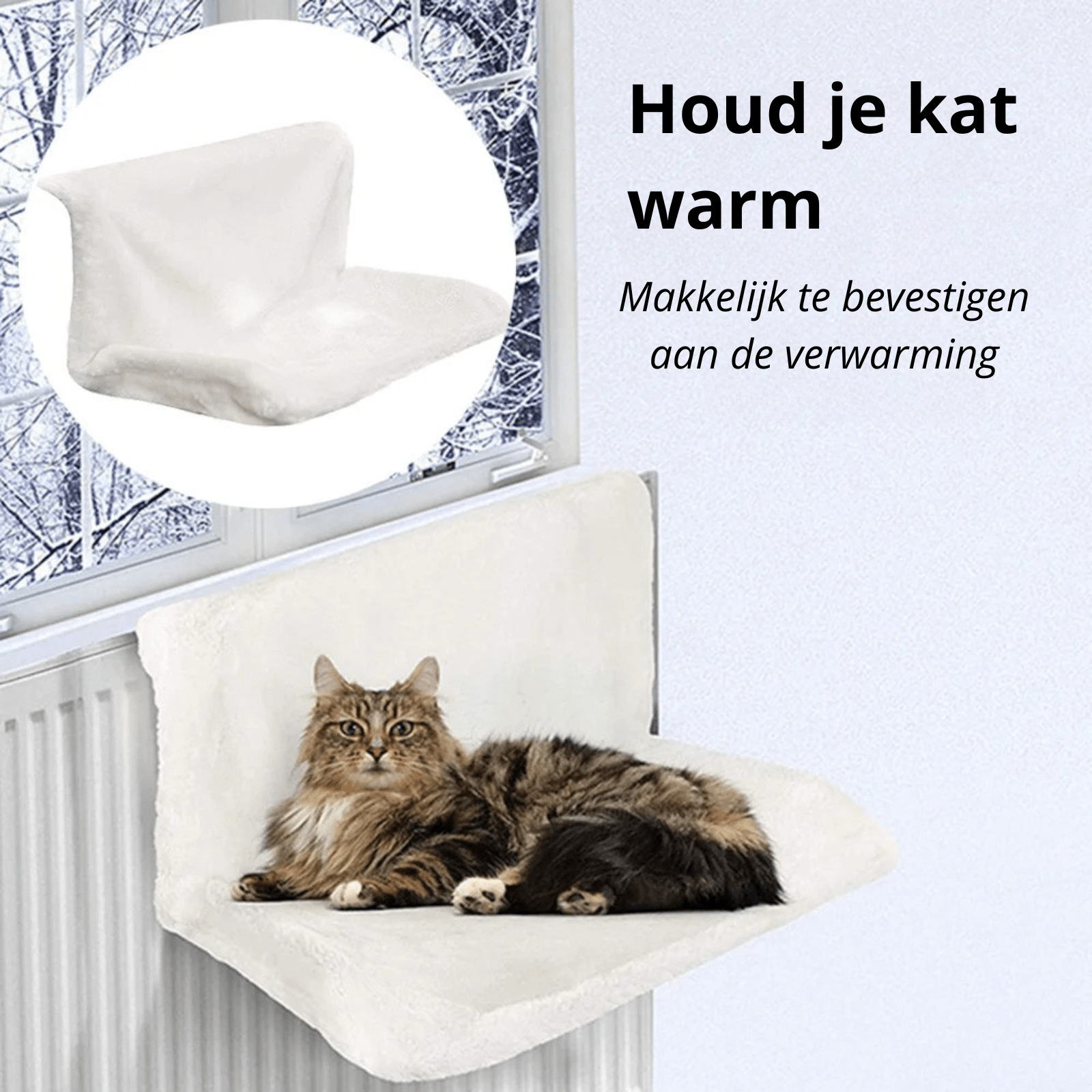 SnuggleSpot – Hangend Kattenbed - Duke & Scoop