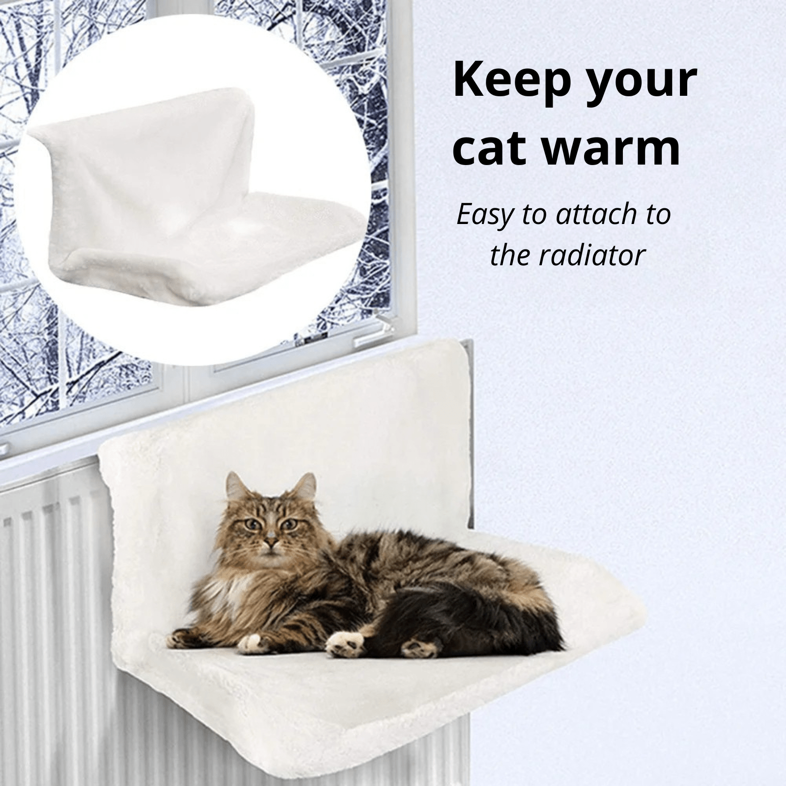 SnuggleSpot – Hangend Kattenbed - Duke & Scoop