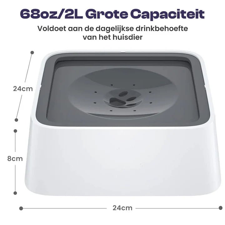 Splash Stop - Anti - Mors Drinkbak voor Honden & Katten - Duke & Scoop