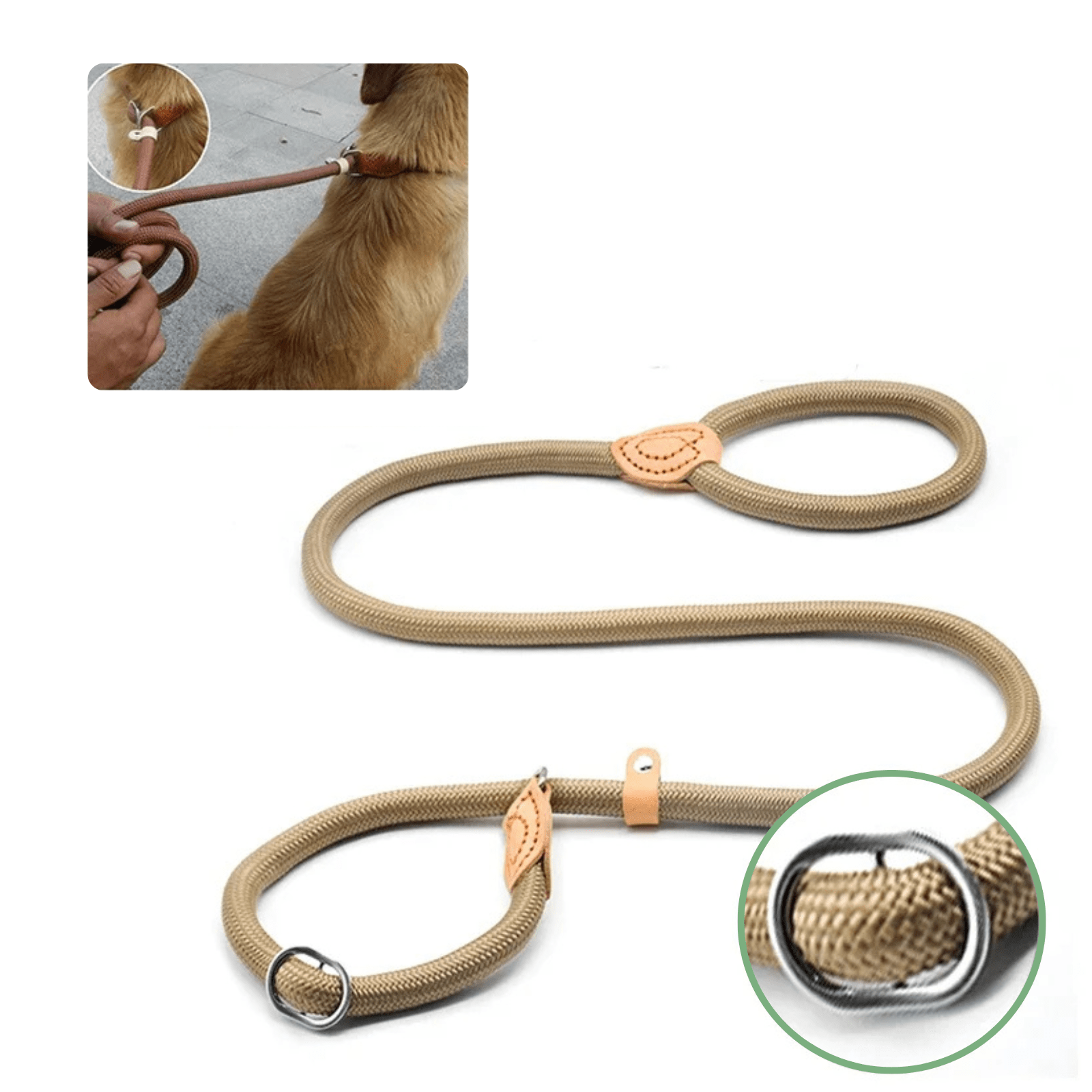 Sterke Instelbare Sliphalslijn - Duke & Scoop