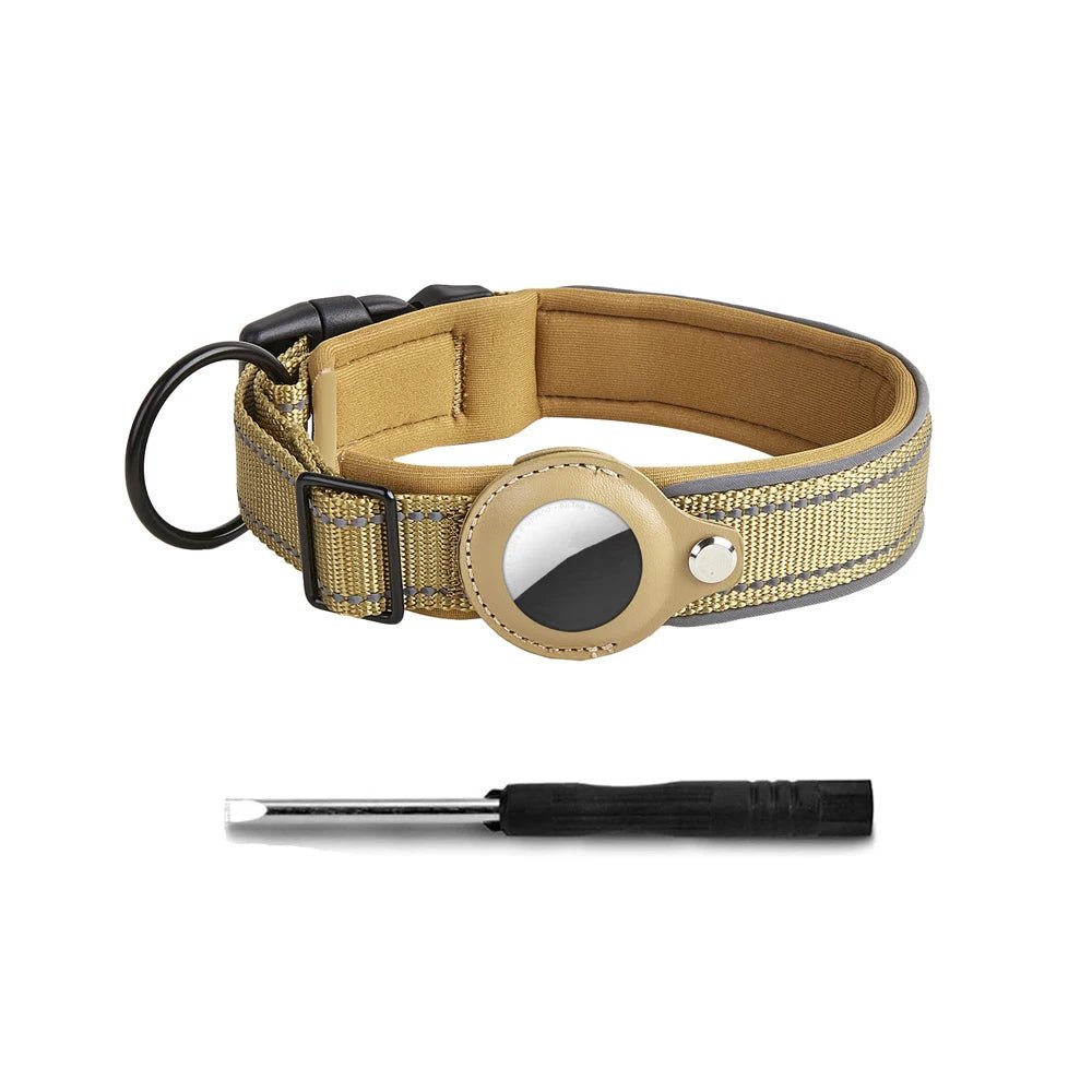 Sterke Reflecterende Airtag Hondenband - Duke & Scoop