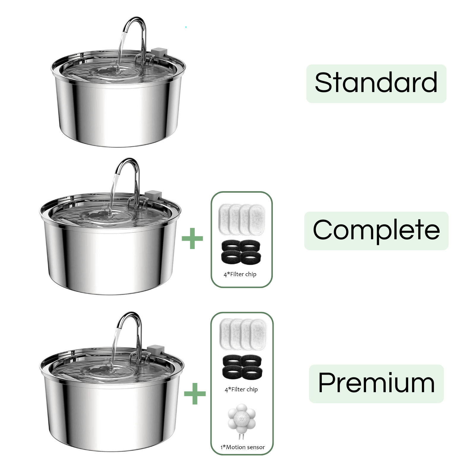 Stille RVS Automatische Waterfontein - Duke & Scoop