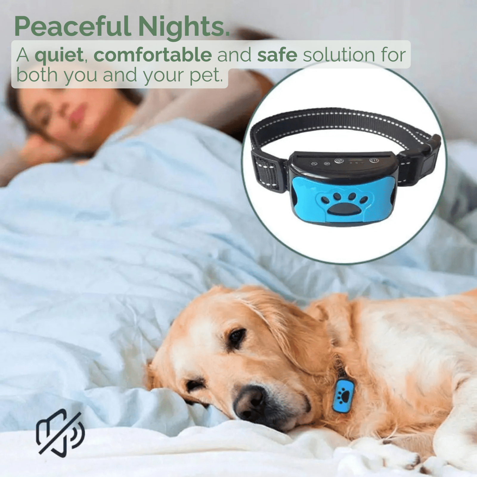 Stopbark - Anti Blafband met Trilling - Duke & Scoop