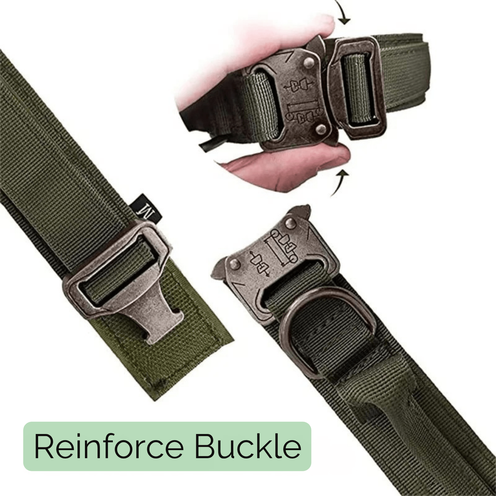 Tactische Honden Halsband & Riem Set - Duke & Scoop