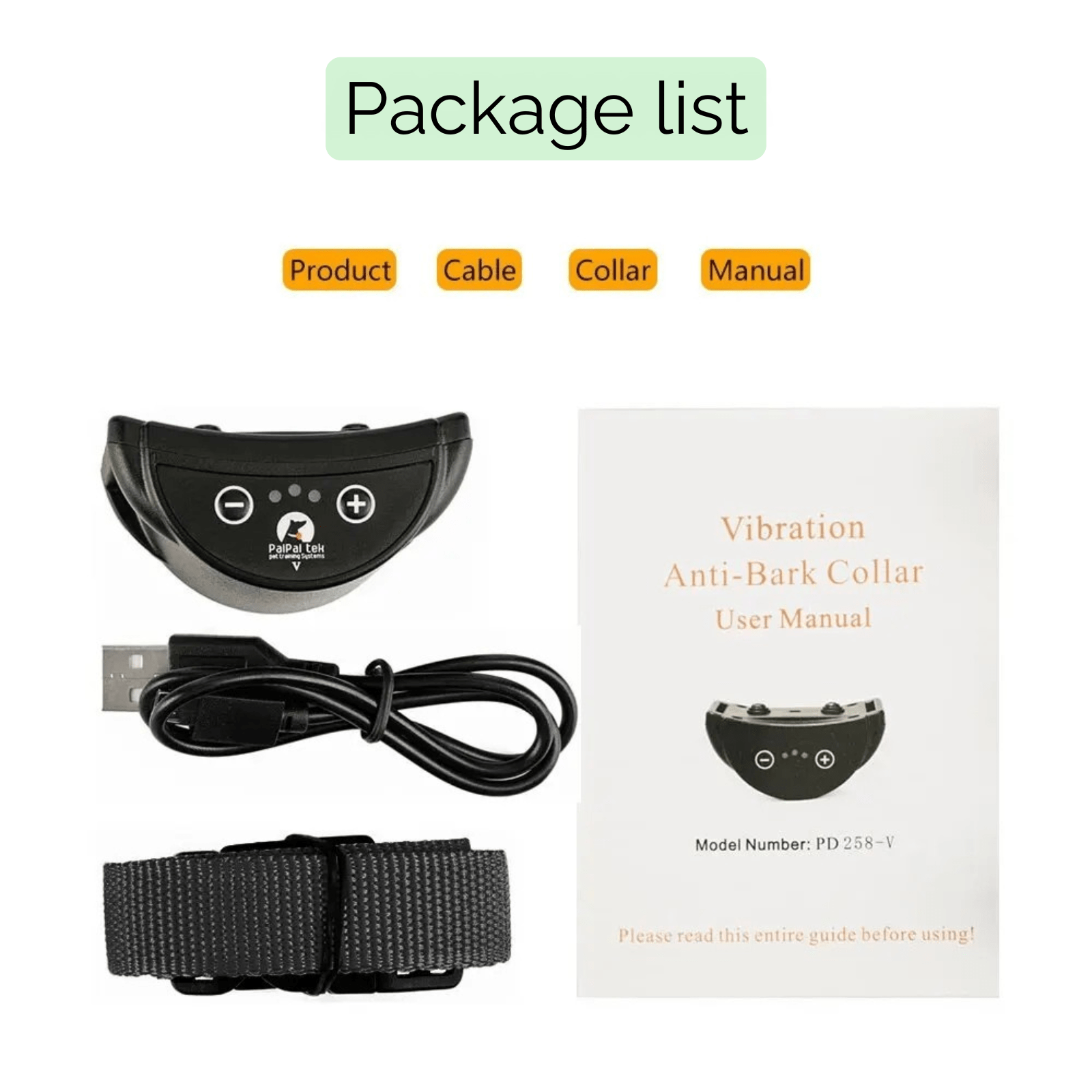 Trainings - Anti - Blaf Halsband - Duke & Scoop