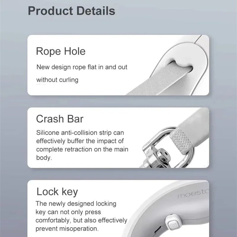 UFO Retract Pro – Uittrekbare 3M Hondenriem - Duke & Scoop