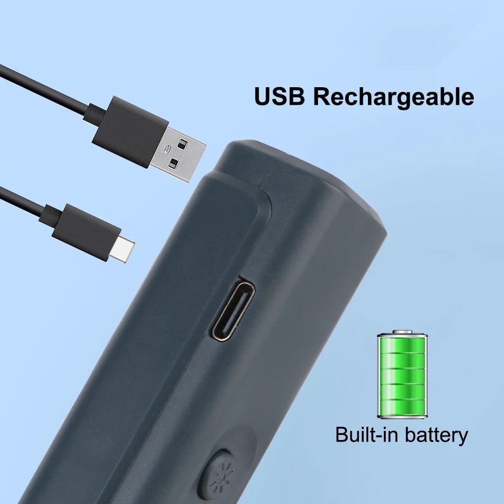 Ultrasone Hondenafschrikker – Zwart – LED - indicator – USB oplaadbaar – Hondentrainer – Anti - blaf apparaat - Duke & Scoop