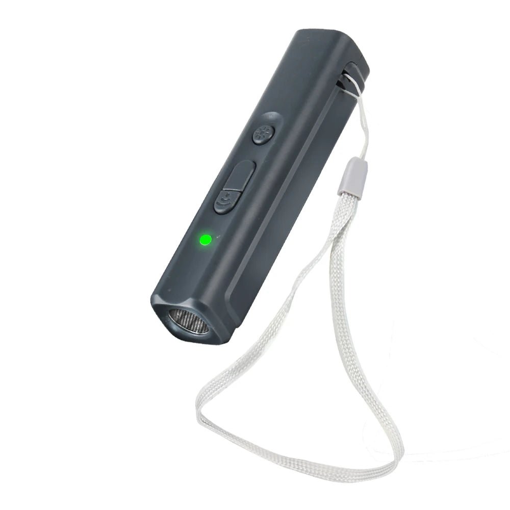 Ultrasone Hondenafschrikker – Zwart – LED - indicator – USB oplaadbaar – Hondentrainer – Anti - blaf apparaat - Duke & Scoop