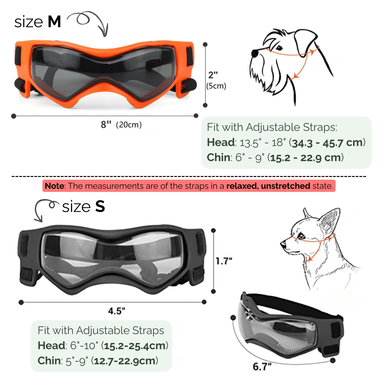 UV - beschermende Zonnebril voor Hond & Kat - Duke & Scoop