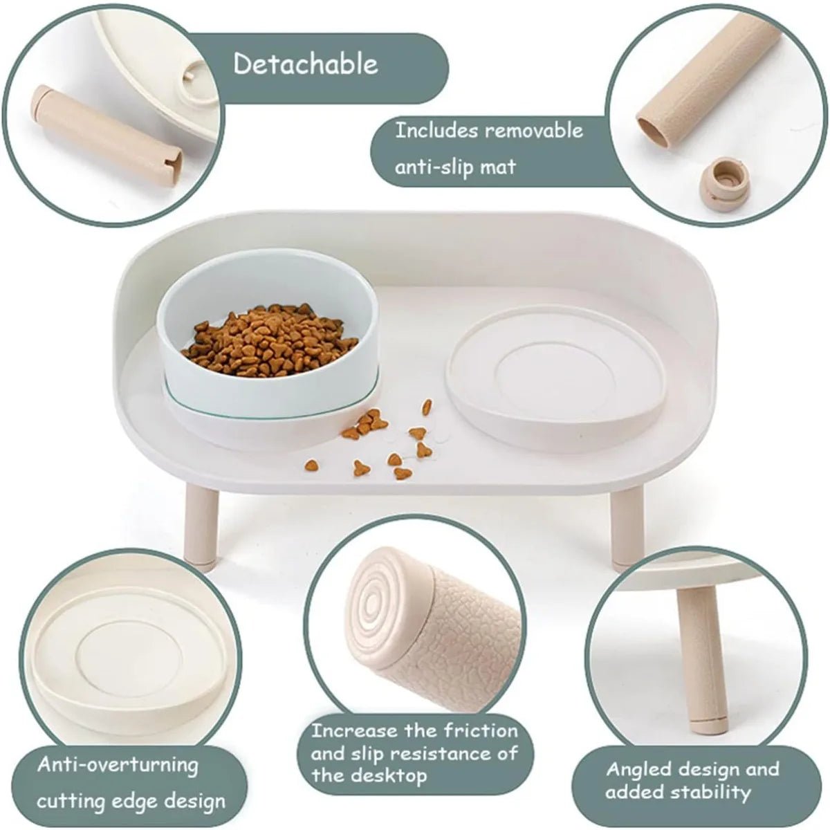 Verhoogde Honden & Kattenbak - Duke & Scoop