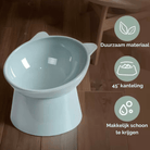 Verhoogde Voerbak met Oortjes - Duke & Scoop