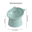 Verhoogde Voerbak met Oortjes - Duke & Scoop