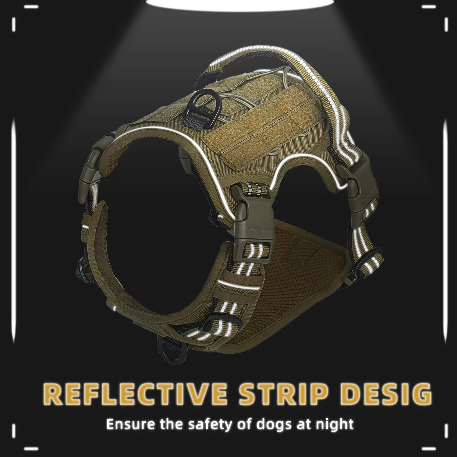 Verstelbaar Anti - Trek Tuig met MOLLE Systeem - Duke & Scoop