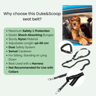 Verstelbare Autogordel met Sterke Karabijnhaak - Duke & Scoop