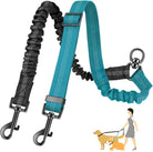 Verstelbare Duo Hondenriem met Comfortabele Bungee - Duke & Scoop