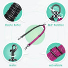 Verstelbare Duo Hondenriem met Comfortabele Bungee - Duke & Scoop