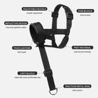 Verstelbare Muilkorf Halti - Stijl - Duke & Scoop