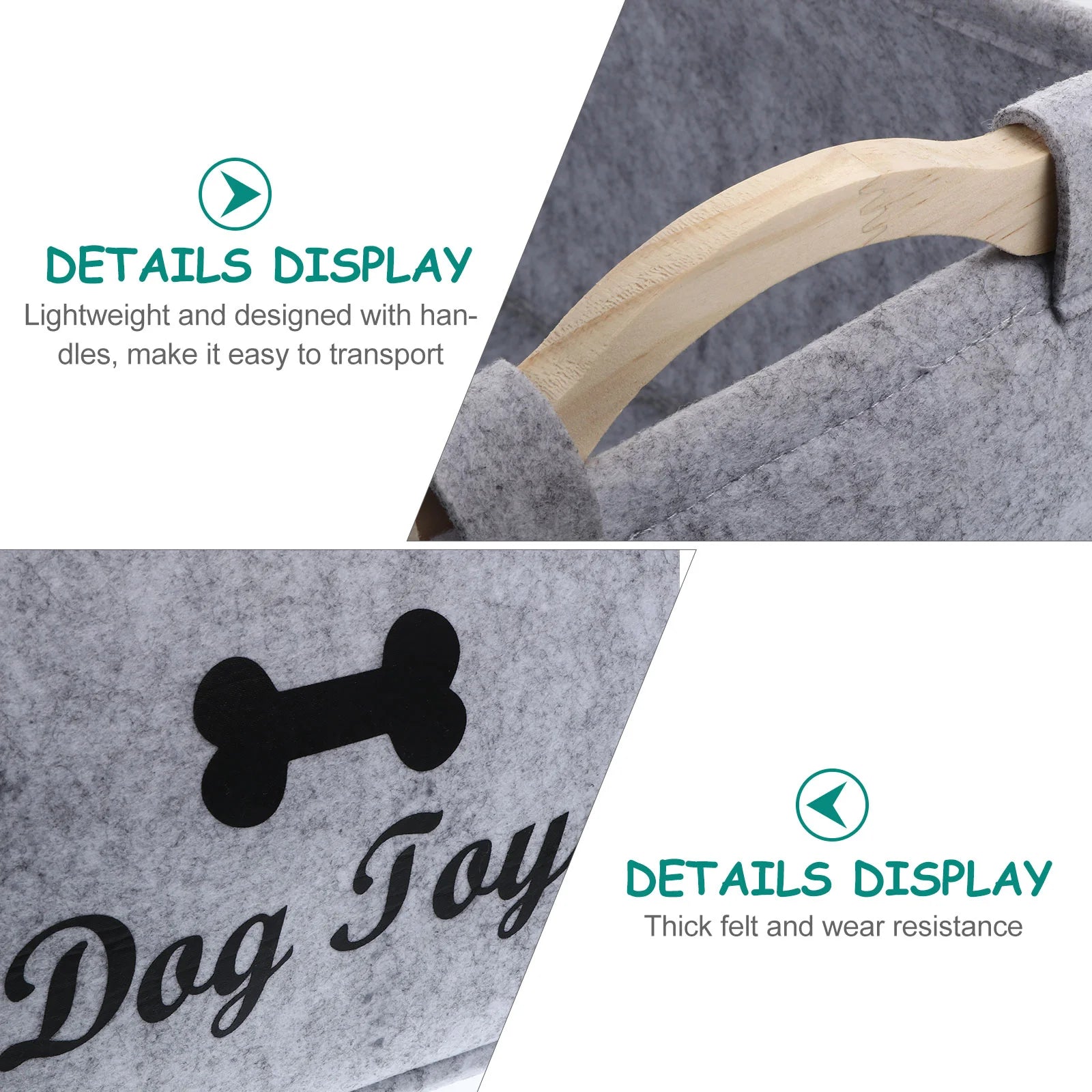 Vilten Opbergmand voor Speelgoed - Duke & Scoop