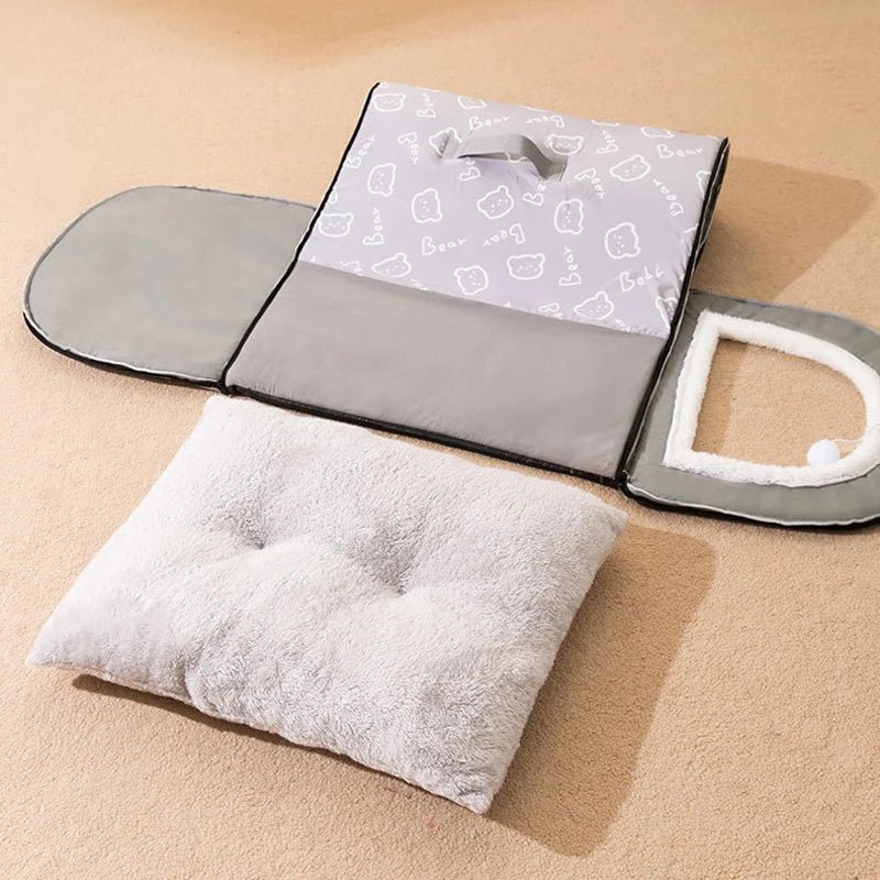 Warm Kattenhuis & Kattenmand – Zacht, Afneembaar & Antislip Huisdierbed - Duke & Scoop