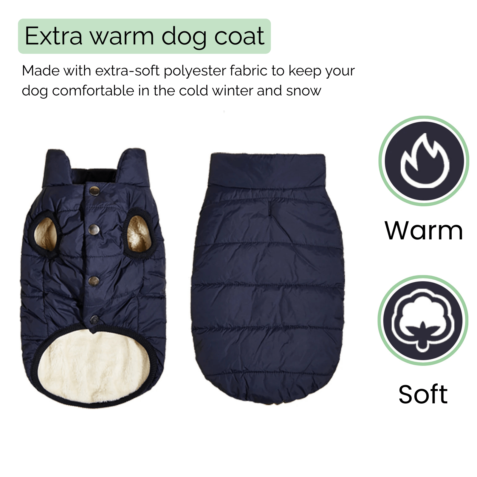 Warme Buitenjas voor Honden - Duke & Scoop