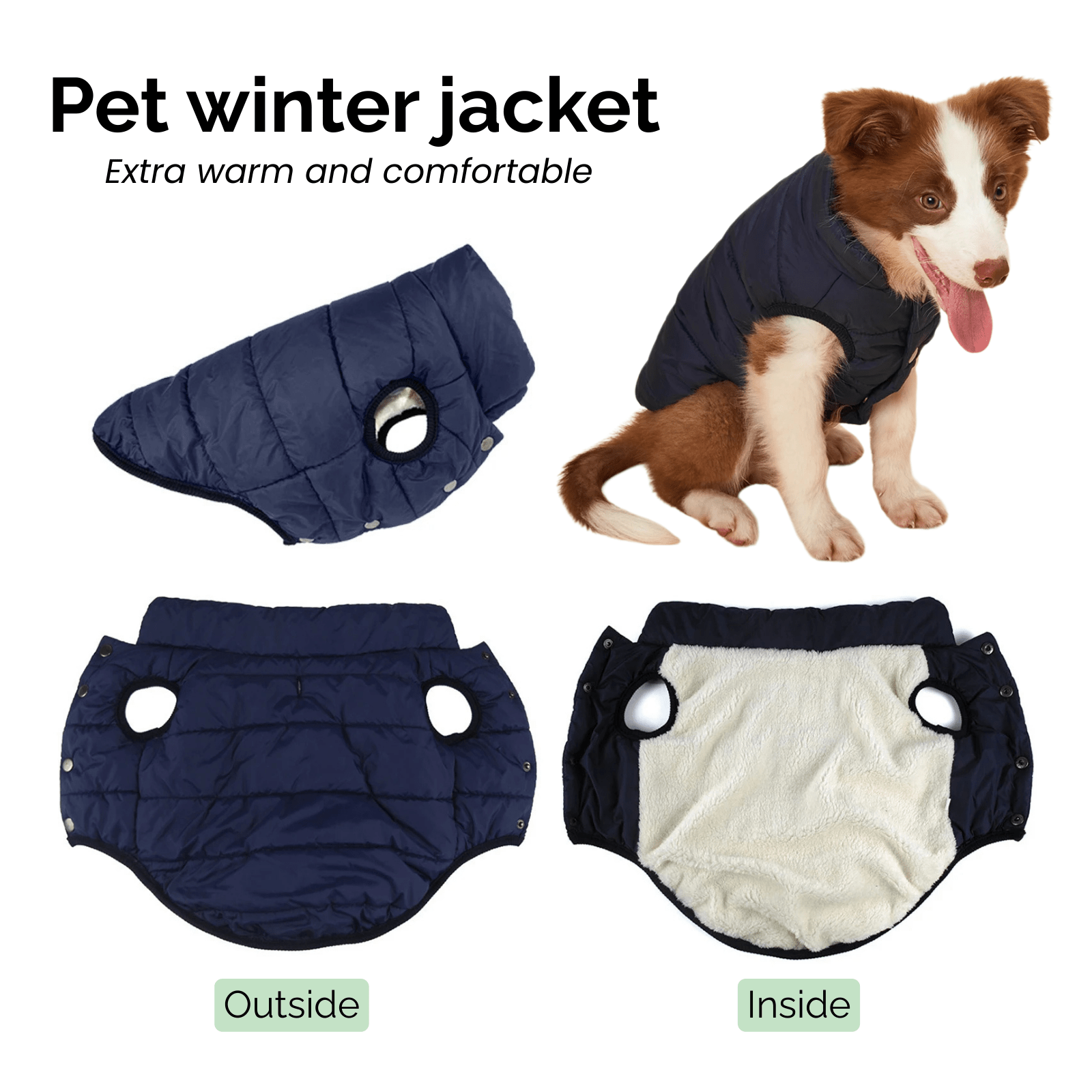 Warme Buitenjas voor Honden - Duke & Scoop