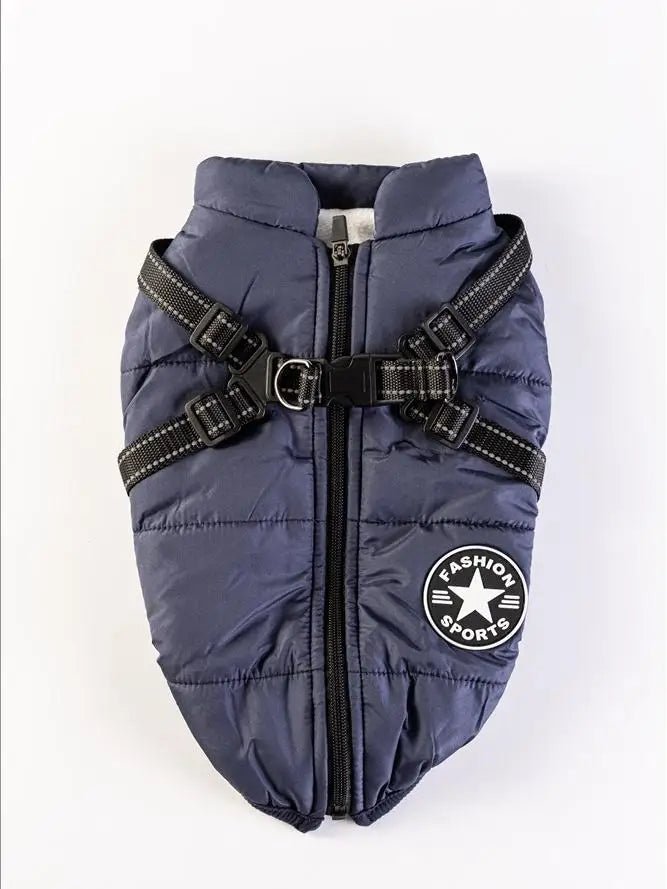 Warme Winterjas voor Honden met Ingebouwd Harnas - Duke & Scoop