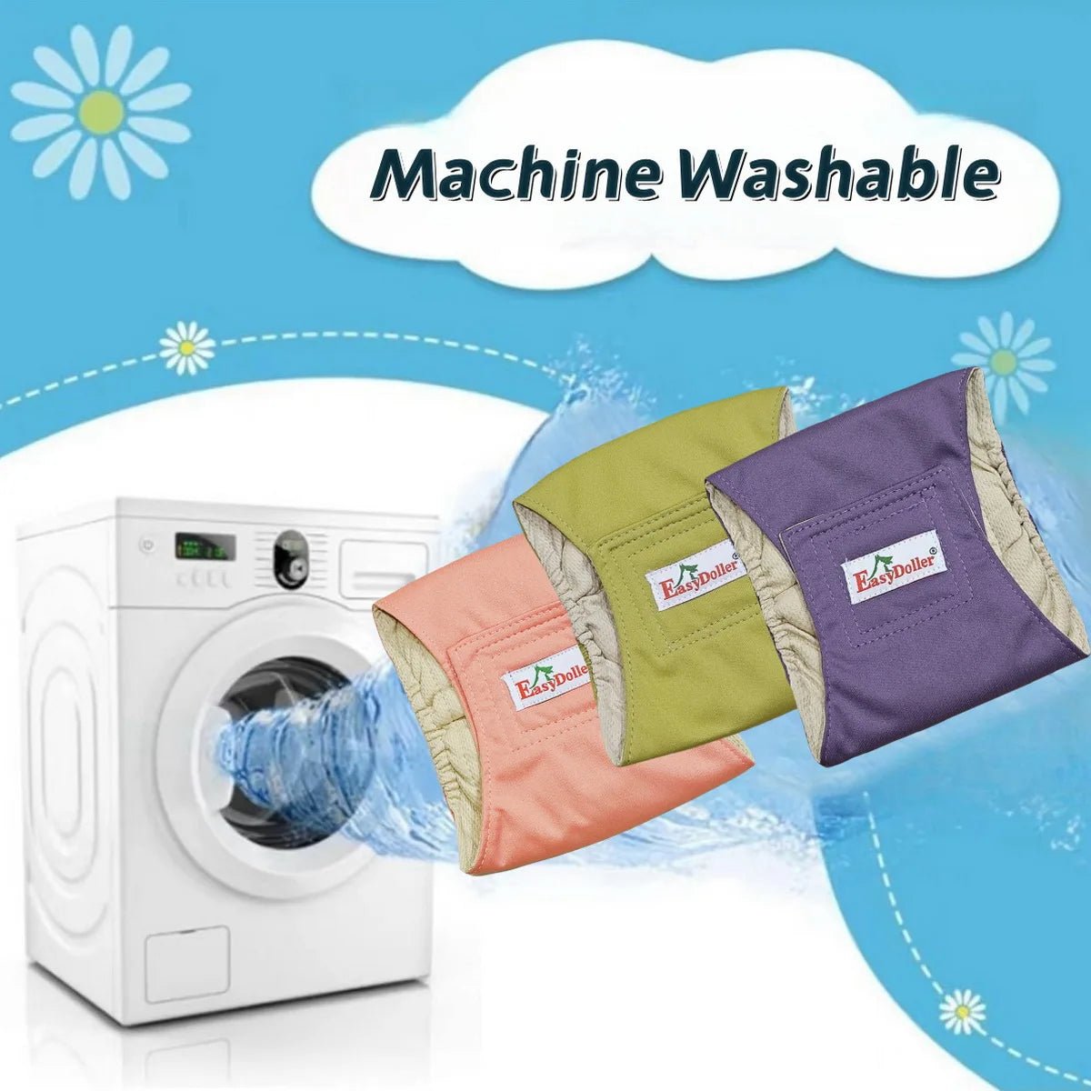 Wasbare Buikband voor Reuen - Duke & Scoop