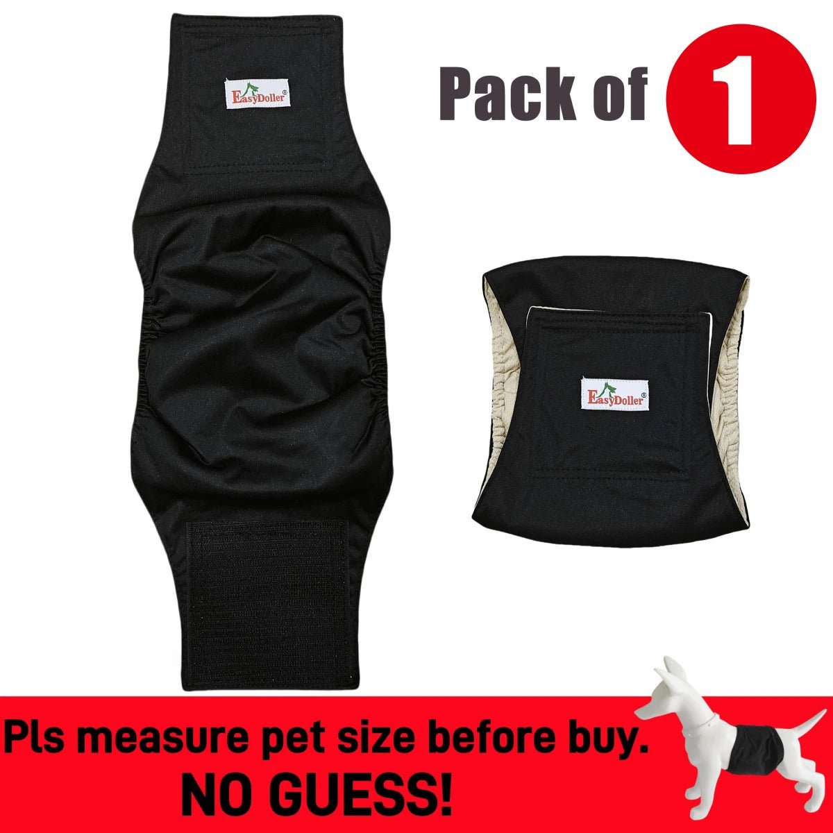 Wasbare Buikband voor Reuen - Duke & Scoop