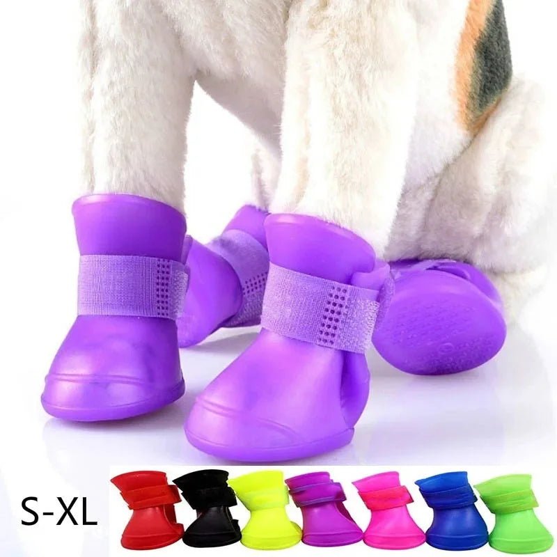 Waterdichte Huisdier Regenschoenen - Set van 4 - Duke & Scoop