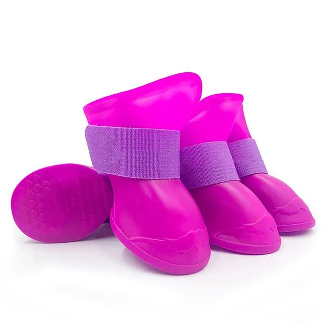 Waterdichte Huisdier Regenschoenen - Set van 4 - Duke & Scoop