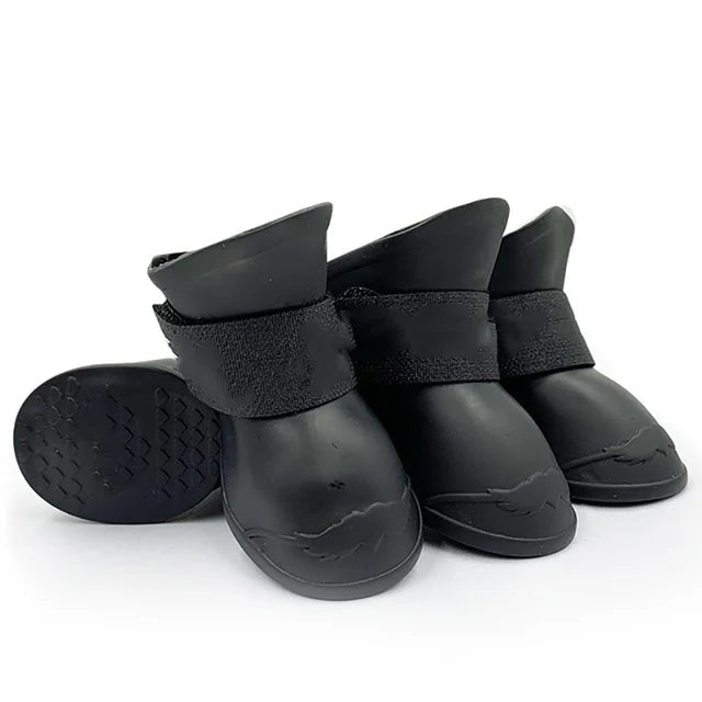 Waterdichte Huisdier Regenschoenen - Set van 4 - Duke & Scoop