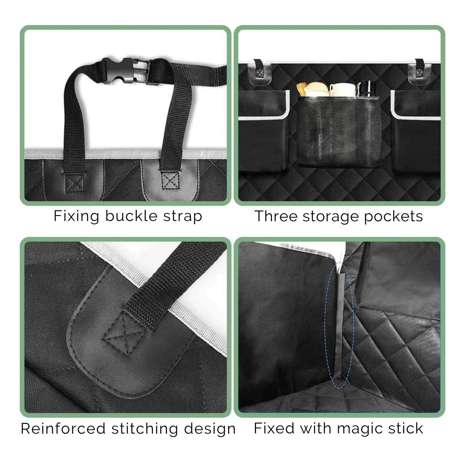 Waterdichte Kofferbakmat - Draagbare Autostoelhoes - Duke & Scoop